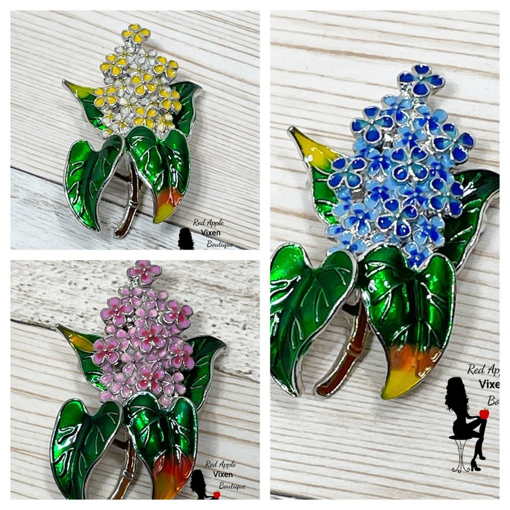 Lilac Enamel Pin
